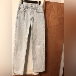 High rise ,baggy stone wash ,baggy boho jeans  by BDG Sz 26